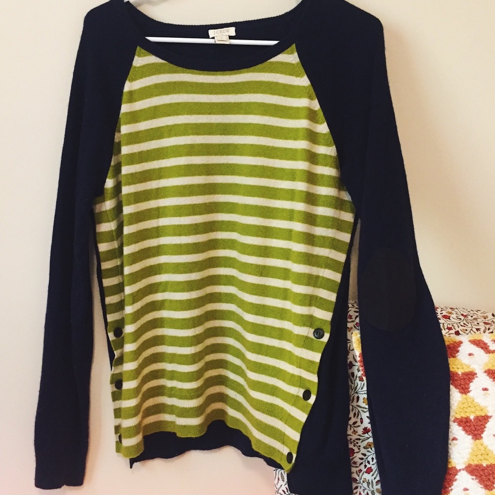 J Crew striped sweater